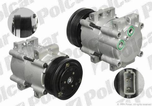 Polcar 3240KS-1 - Kompresors, Gaisa kond. sistēma www.autospares.lv