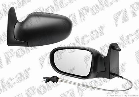 Polcar 3241521M - Ārējais atpakaļskata spogulis www.autospares.lv