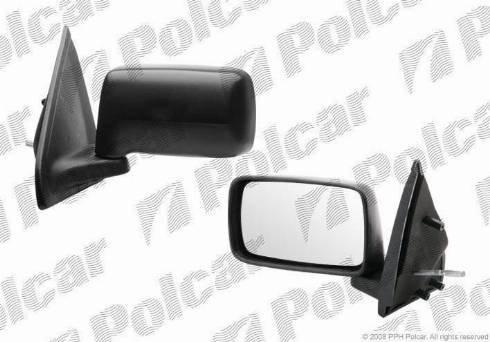 Polcar 3209511E - Ārējais atpakaļskata spogulis www.autospares.lv