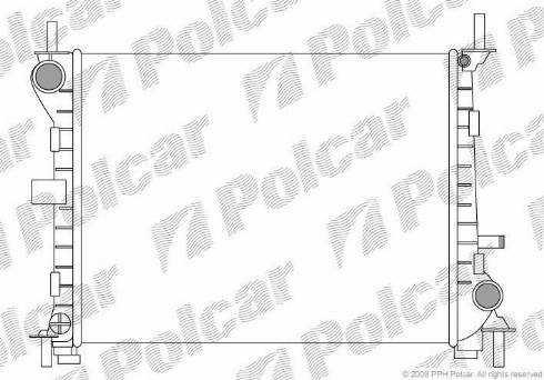 Polcar 3201081X - Radiators, Motora dzesēšanas sistēma www.autospares.lv