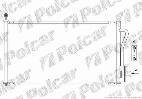 Polcar 3201K8C1 - Kondensators, Gaisa kond. sistēma www.autospares.lv