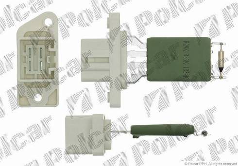 Polcar 3202KST-3 - Сопротивление, реле, вентилятор салона www.autospares.lv