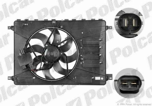 Polcar 321923W1 - Ventilators, Motora dzesēšanas sistēma www.autospares.lv