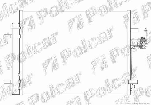 Polcar 3219K8C2 - Kondensators, Gaisa kond. sistēma www.autospares.lv