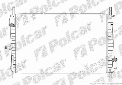 Polcar 321808-3 - Radiators, Motora dzesēšanas sistēma www.autospares.lv