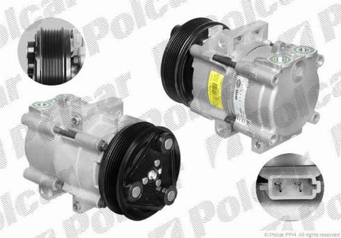 Polcar 3218KS3X - Kompresors, Gaisa kond. sistēma www.autospares.lv