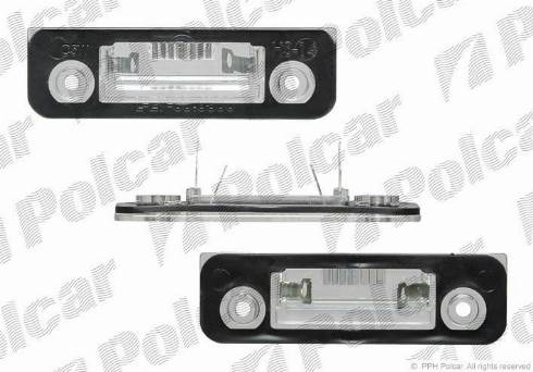 Polcar 3212959E - Numurzīmes apgaismojuma lukturis www.autospares.lv