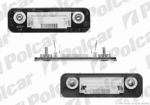 Polcar 3212959R - Numurzīmes apgaismojuma lukturis www.autospares.lv