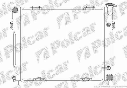 Polcar 240508-4 - Radiators, Motora dzesēšanas sistēma www.autospares.lv