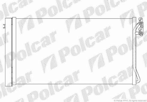 Polcar 2001K82X - Kondensators, Gaisa kond. sistēma www.autospares.lv