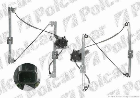 Polcar 2008PSE1 - Stikla pacelšanas mehānisms www.autospares.lv