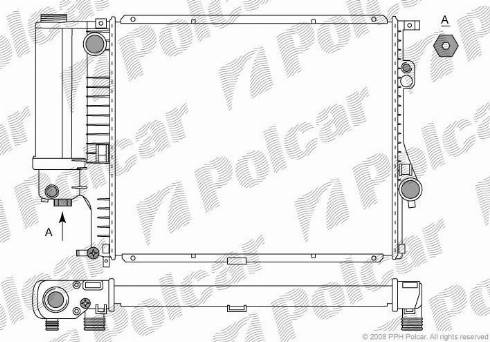 Polcar 2016083X - Radiators, Motora dzesēšanas sistēma www.autospares.lv