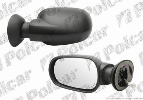 Polcar 2800524M - Ārējais atpakaļskata spogulis www.autospares.lv