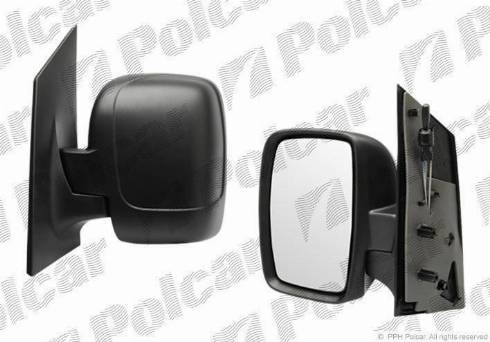 Polcar 2396511M - Ārējais atpakaļskata spogulis www.autospares.lv