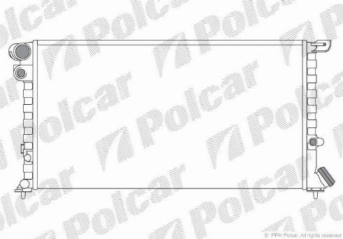 Polcar 2350084X - Radiators, Motora dzesēšanas sistēma www.autospares.lv