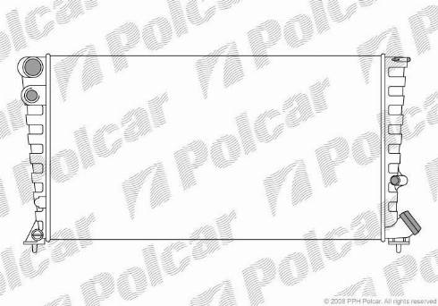 Polcar 235008-4 - Radiators, Motora dzesēšanas sistēma www.autospares.lv