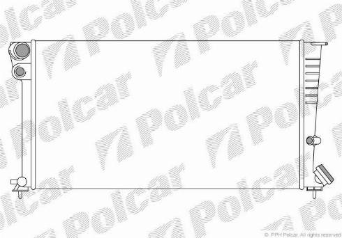 Polcar 235008-3 - Radiators, Motora dzesēšanas sistēma www.autospares.lv