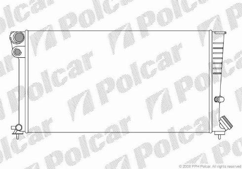 Polcar 235008A4 - Radiators, Motora dzesēšanas sistēma www.autospares.lv