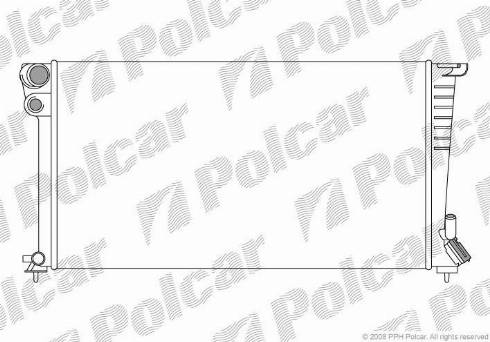 Polcar 235008A7 - Radiators, Motora dzesēšanas sistēma www.autospares.lv