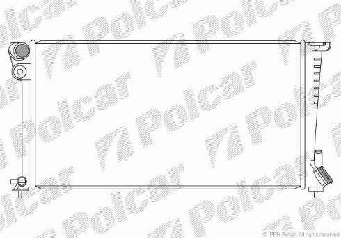 Polcar 235008 - Radiators, Motora dzesēšanas sistēma www.autospares.lv