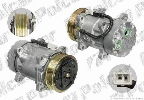 Polcar 2350KS-1 - Kompresors, Gaisa kond. sistēma www.autospares.lv