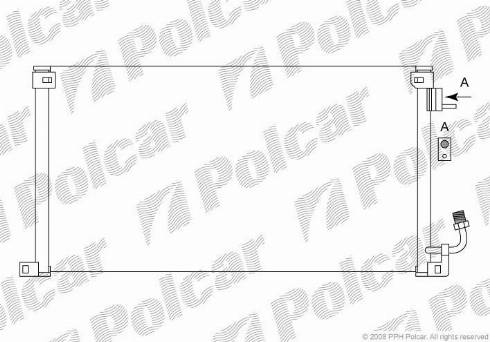 Polcar 2306K8C2 - Kondensators, Gaisa kond. sistēma www.autospares.lv