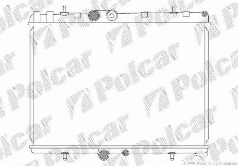 Polcar 233308-1 - Radiators, Motora dzesēšanas sistēma www.autospares.lv