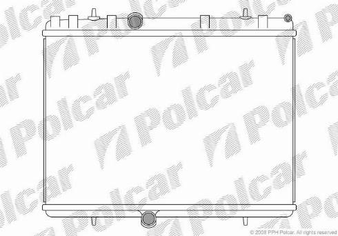 Polcar 2329081X - Radiators, Motora dzesēšanas sistēma www.autospares.lv