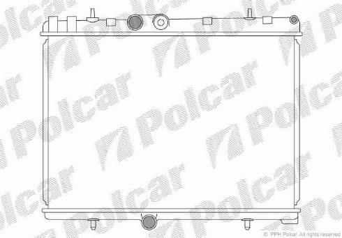 Polcar 232908-1 - Radiators, Motora dzesēšanas sistēma www.autospares.lv