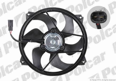 Polcar 232923W2 - Ventilators, Motora dzesēšanas sistēma www.autospares.lv