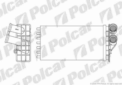 Polcar 2329N81X - Siltummainis, Salona apsilde www.autospares.lv