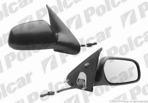 Polcar 2326521E - Ārējais atpakaļskata spogulis www.autospares.lv