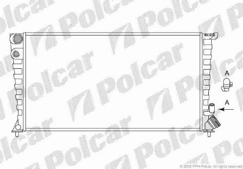 Polcar 2326084X - Radiators, Motora dzesēšanas sistēma www.autospares.lv