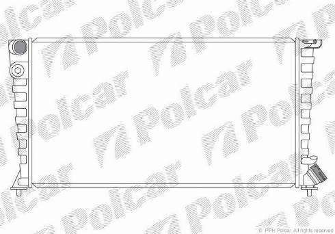 Polcar 232608-4 - Radiators, Motora dzesēšanas sistēma www.autospares.lv