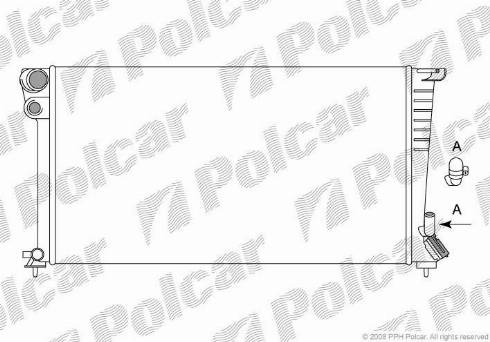 Polcar 232608A4 - Radiators, Motora dzesēšanas sistēma www.autospares.lv