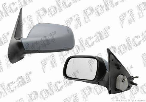 Polcar 2328522M - Ārējais atpakaļskata spogulis www.autospares.lv