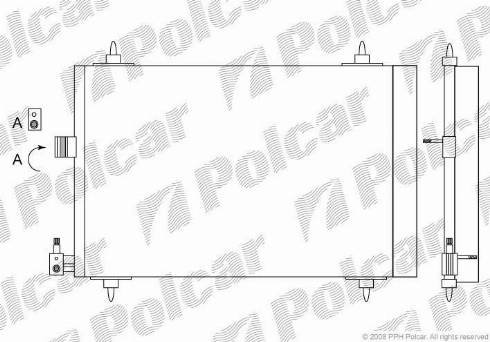 Polcar 2327K82X - Kondensators, Gaisa kond. sistēma www.autospares.lv