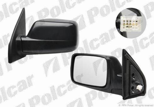 Polcar 2747522M - Ārējais atpakaļskata spogulis www.autospares.lv