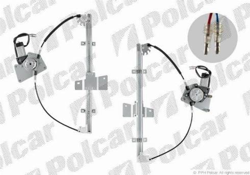 Polcar 2707PSE2 - Stikla pacelšanas mehānisms www.autospares.lv