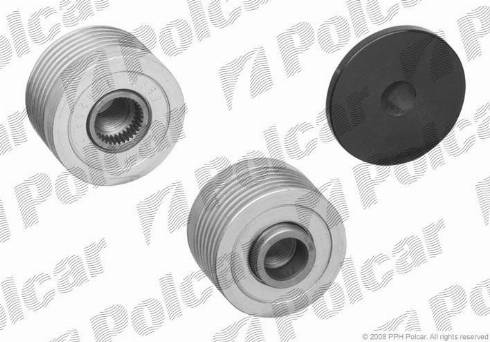 Polcar AMA0021 - Piedziņas skriemelis, Ģenerators www.autospares.lv