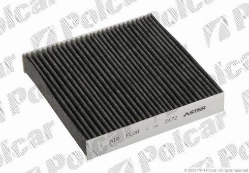 Polcar AS2472 - Filter, interior air www.autospares.lv