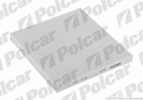 Polcar ASF2475 - Filtrs, Salona telpas gaiss www.autospares.lv