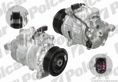 Polcar DCP02044 - Compressor, air conditioning www.autospares.lv