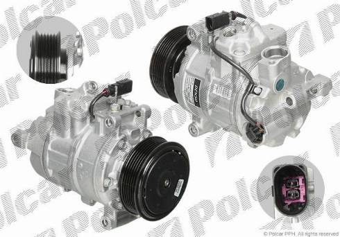 Polcar DCP02014 - Compressor, air conditioning www.autospares.lv