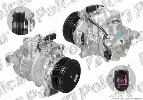 Polcar DCP02037 - Compressor, air conditioning www.autospares.lv