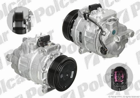 Polcar DCP32022 - Compressor, air conditioning www.autospares.lv