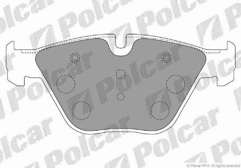 Polcar IE181577 - Bremžu uzliku kompl., Disku bremzes www.autospares.lv