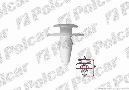 Polcar RXA15814 - Moldings / aizsarguzlika www.autospares.lv