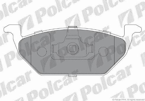 Polcar S70-0020 - Bremžu uzliku kompl., Disku bremzes www.autospares.lv