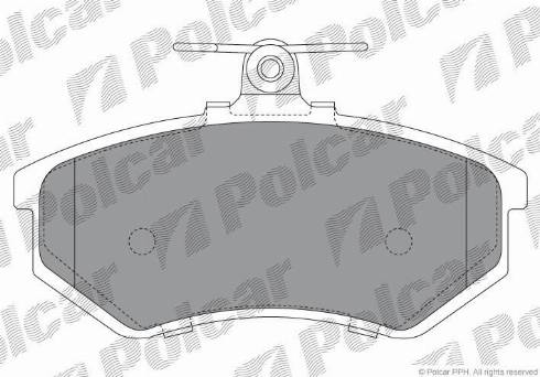 Polcar S70-0027 - Bremžu uzliku kompl., Disku bremzes www.autospares.lv